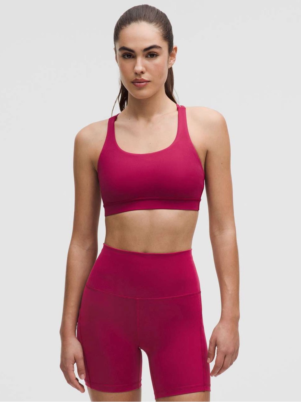 Women’s Magenta Energy Sports Bra Magenta Pink 36 C